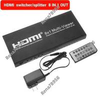 HDMI Switcher Full HD 1080p 2k 4k 8 in 1 out Video Splitter