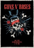 โปสเตอร์ Guns n Roses กันส์แอนด์โรสเซส Axl Rose Slash Music Poster รูปภาพขนาดใหญ่ ของสะสม ของแต่งบ้าน ของแต่งห้อง โปสเตอร์แต่งห้อง โปสเตอร์ติดผนัง 77poster