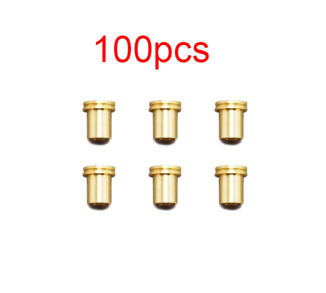 100Pcs Brass Tubes Guide Roller Tube Height 44.55mm Spare Parts For Tamiya Mini 4WD Racing Car Model