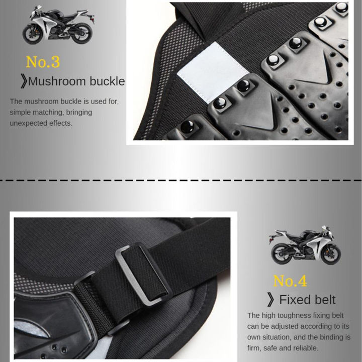 motome-motome-ชุดป้องกันกระดูกสันหลัง-ขายดีเสื้อกั๊กแข่งเกราะป้องกันอุปกรณ์ป้องกันทางกีฬารถจักรยานยนต์โรลเลอร์สเก็ต