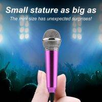 Portable Aluminum Alloy 3.5mm Wired Microphone For Mobile Phone Tablet PC Laptop Speech Singing Karaoke For IPhone