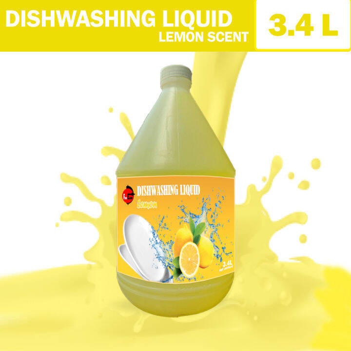 Dishwashing Liquid 1 Gallon / 3.4 Liters Lemon Lazada PH
