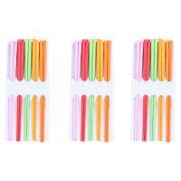 3X 5 Pairs Assorted Color Plastic Chinese Chopsticks 8.7 inch Long