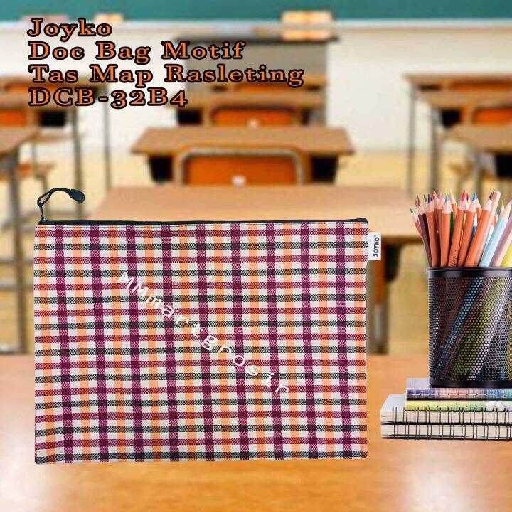 Joyko / Doc Bag Motif / Tas Map Rasleting / DCB32B4 Lazada Indonesia