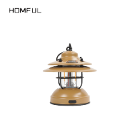 HOMFUL Outdoor LED R แคมป์ปิ้ง Light USB แคมป์ปิ้ง Ground แขวนเต็นท์แบบพกพา Mini Lantern