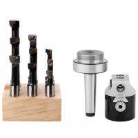 1 Set Taper Collet Chuck Holder Lathe Milling Cutter MT2 Boring Head Tool Holder High-carbon Steel Cutting Machine Adapter