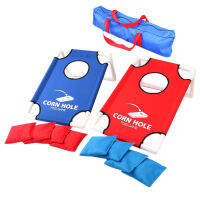 CCFine Cornhole Game Boards Bean Bags Set Party Carnival All Ages Outdoor Indoor Toy