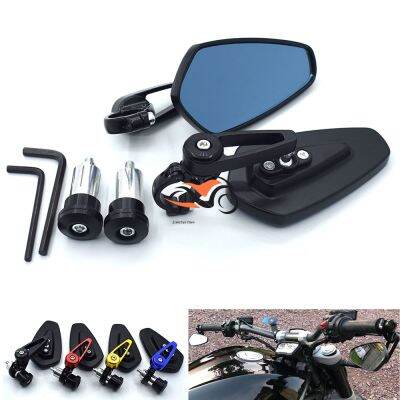 7/8แบบสากล22มม. Kaca Spion Motor ปลายบาร์จับกระจกสำหรับ Honda ข้าง CB400 CB500F CB500X CB599 CB650F CB600 /F