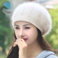 Fibonacci Winter Hat 2020 Ladies Berets Wool Cashmere Beanie Women Brand Casual Bonnet High Quality Female Vintage Knitted Cap