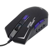 MD-TECH USB Optical Mouse (BC-108) Black/Purple