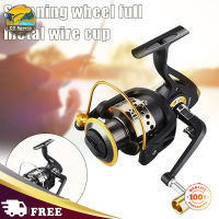 Lure Spinning Reel 5.2:1อัตราทดเกียร์ Hollow-Out ด้านหน้าลากซ้ายขวาจับเปลี่ยนรอกตกปลา