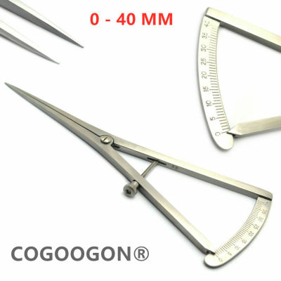 Dental Premium Castroviejo Screw-Locking Caliper-Measuring Surgical Calipers ENT 0 - 40 MM