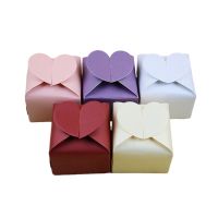 10/20/50Pcs Paper Boxes Wedding Favor Gifts Folding Baby Shower Birthday Decoration