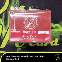 One Piece Card Game [CardCase001-02] One Piece Clear Card Case - Standard Red