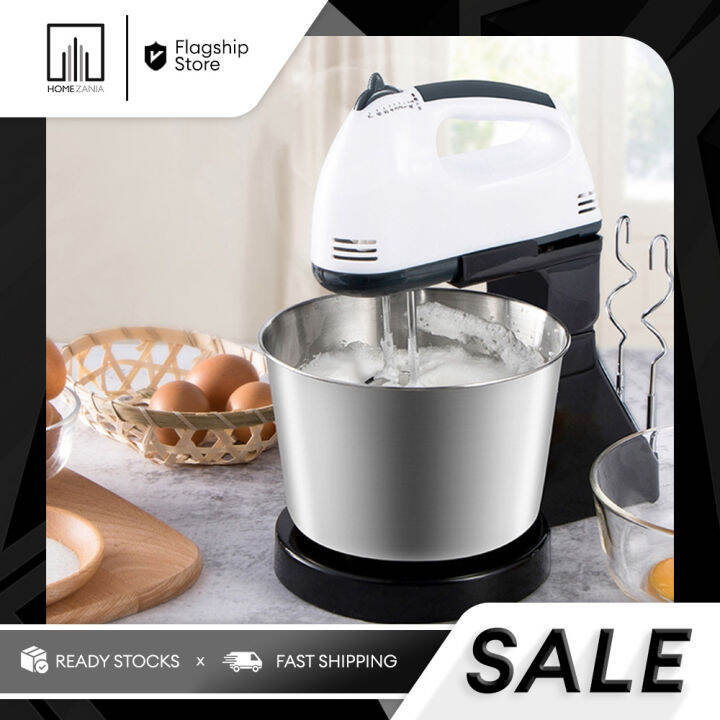 7 Speed Hand Mixer With Stand Mixer Comes With Stainless / Plastic