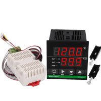 Temperature Humidity Controller, MH0302 Panel Mounted Digital Temperature and Humidity Controller Sensor