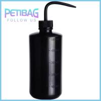 Petilbag กระป๋องรดน้ำแบบพกพา3ชิ้นอุปกรณ์สักสบู่สีเขียวทำความสะอาดขวดพลาสติกที่สะดวก500มล. ขวดฉีดน้ำขวดสักขวดบีบห้องปฏิบัติการ