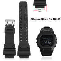 สายนาฬิกาเรซิ่นเหมาะสำหรับ Casio GX-56SLG-1DR สายนาฬิกาซิลิโคนสร้อยข้อมืออ่อน 22 มม. * 32 มม.-Meqiao ke