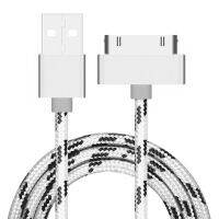 1M Braided 30pin USBข้อมูลซิงค์ชาร์จไฟสายสำหรับiPhone 3G 4 4s iPad 2 3 4 IPod