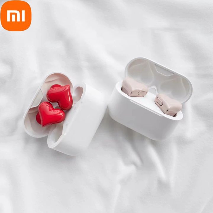 xiaomi-bluetooth-wireless-headphones-heart-shaped-earphones-woman-high-quality-earbuds-gaming-headset-for-girl-gift