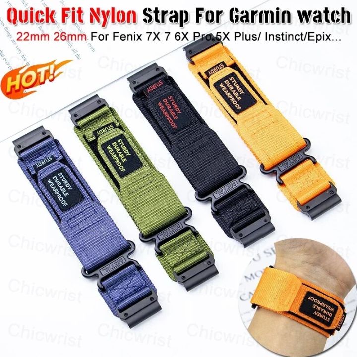 Garmin fenix 5 nylon on sale strap