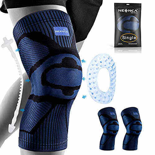 1/2Pack Adjustable Knee Brace w/Strap Compression Sleeve Arthritis Pain Relief 