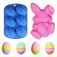 Decoration Chocolate Mold Pastry Cake Soap DIY Baking Egg Easter Shape