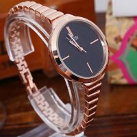 New Genuine Womens Watch Korean Style Steel Belt Simple Business Casual Waterproof Womens Watch Tide Bracelet Watch 〖WYUE〗