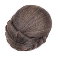 Gres Hair Buns for Women Clip In Hair Updo Blonde High Temperature Fiber Synthetic Hairpieces for lady