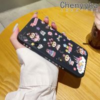 เคส Chenyyyka สำหรับ OPPO A55 5G A74 5G เคสลายเค้กการ์ตูนคุโรมิดีไซน์ใหม่บางสวยงามเคสโทรศัพท์ขอบสี่เหลี่ยมเคสนิ่มป้องกันปลอกซิลิโคนเคสกันกระแทก