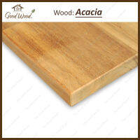 หน้าโต๊ะ ไม้Acacia หนา12 mm. กว้าง 50 cm. ยาว 110-200 cm. ( ต่อตรง ) ท็อปโต๊ะ ไม้DIY งานตกแต่งต่างๆ  by THE GOOD WOOD