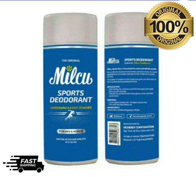 Milcu Sports Deodorant 80g Foot antiperspirant Underarm Anti Perspirant