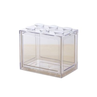 Cube Superimposed Ecological Bucket Fish Tank Ant Feeding Case Mini Reptile Row Box Home Office Supply