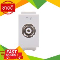 ⚡ลดราคา⚡ เต้ารับโทรทัศน์ 75 โอห์ม HACO รุ่น SWIFT H40-T075 ขนาด 23 มม. สีขาว เต้ารับ Flash Sale!!!