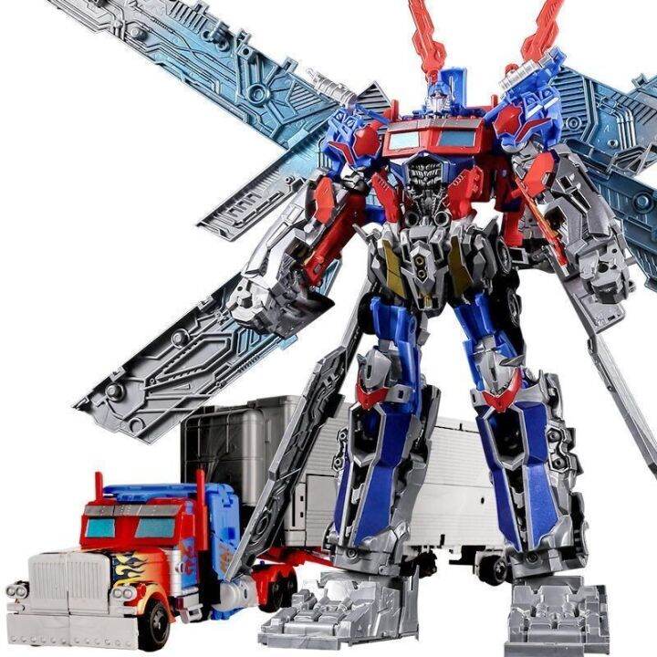 JER119 Transformers Optimus Prime bumblebee handmade robot dinosaur alloy car model toy boy