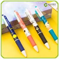 CUFEI 12ชิ้นค่ะ ปากกาหลากสี หลากสี แบบ4-in-1 ปากกาลูกลื่น สนุกกับการ 0.5มม. เครื่องใช้ในสำนักงาน