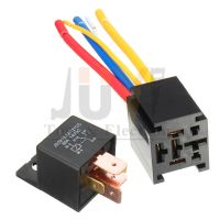 ZYLW การผลิต JD2912 DC12V 80A รีเลย์รถยนต์ห้าขา เท้ากว้าง 9.3 พร้อมซ็อกเก็ตพร้อมสาย