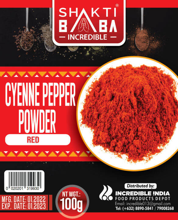 Shakti Baba Cayenne Pepper Powder( Red) 100g Lazada PH