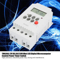 【ราคาถูกคุณภาพดี】Timer Switch Promotion โปรโมชั่นจำกัดเวลา】 tm630a 12V DC/AC220V มินิจอแอลซีดีดิจิตอลไมโครคอมพิวเตอร์ควบคุมสวิตช์ไฟจับเวลา