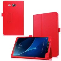 [On1ine 3C Digital} เคส Tab A6 7.0นิ้ว T280สำหรับ Samsung Galaxy A 7 Quot; 2016 SM-T280 SM-T285ปกหนัง Pu ยืนแท็บเล็ตพลิก F Unda Capa Para