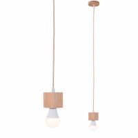 【YD】 2018 Pendant Bulb Screw Socket Wood Led Lamp Base E27 Holder