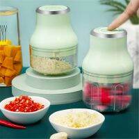 【CW】 250ml Electric Garlic Crusher Durable Safe Masher Food Processor USB Recharge Vegetables Meat