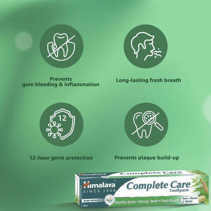 himalaya-complete-care-toothpaste-100g-ช่วยลดการสะสมของคราบหินปูน-ต่อต้านอนุมูลอิสระ-มีเก็บเงินปลายทาง