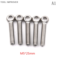 TOOL IMPROVER 5pcs stainless STEEL Machinery Shoulder Lifting Eye Bolt M5 M6 M8 M10 M12