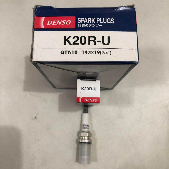 ORIGINAL/GENUINE DENSO 1PIECE SPARK PLUG (K20R-U) | Lazada PH