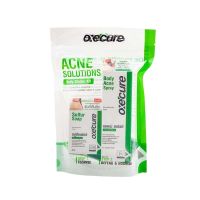 Oxe cure Acne Solutions Boby Starter Kit อ๊อกซี่เคียว แอคเน่ โซลูชั่น บอดี้ สเปรย์ +แถมสบู่ ชุดรักษาสิว จำนวน 1 ชุด