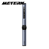 Meterk เครื่องเชื่อมเหล็กไฟฟ้าอัจฉริยะพกพาอุปกรณ์เชื่อมสายไฟ0.87นิ้วจอแสดงผล OLED อะลูมินัมอัลลอยที่อยู่อาศัยพร้อมฟังก์ชั่นปรับแรงดันไฟฟ้าอินพุตการปรับอุณหภูมิ