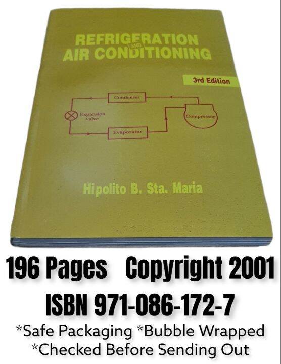 Refrigeration and Air Conditioning 3rd Edition by Hipolito Sta. Maria