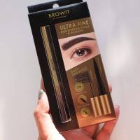 Ultrafine duo brow and mascara ดินสอเขียนคิ้วอัลตร้าไฟน์มาสคาร่า รุ่นใหม่ล่าสุด !! Browit by nongchat