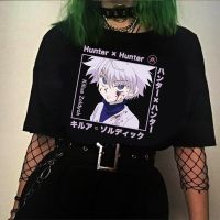 Harakuju Hunter X Hunter Killuaเสื้อยืดAnime Kawaiiเสื้อแขนสั้นUnisex S-5XL